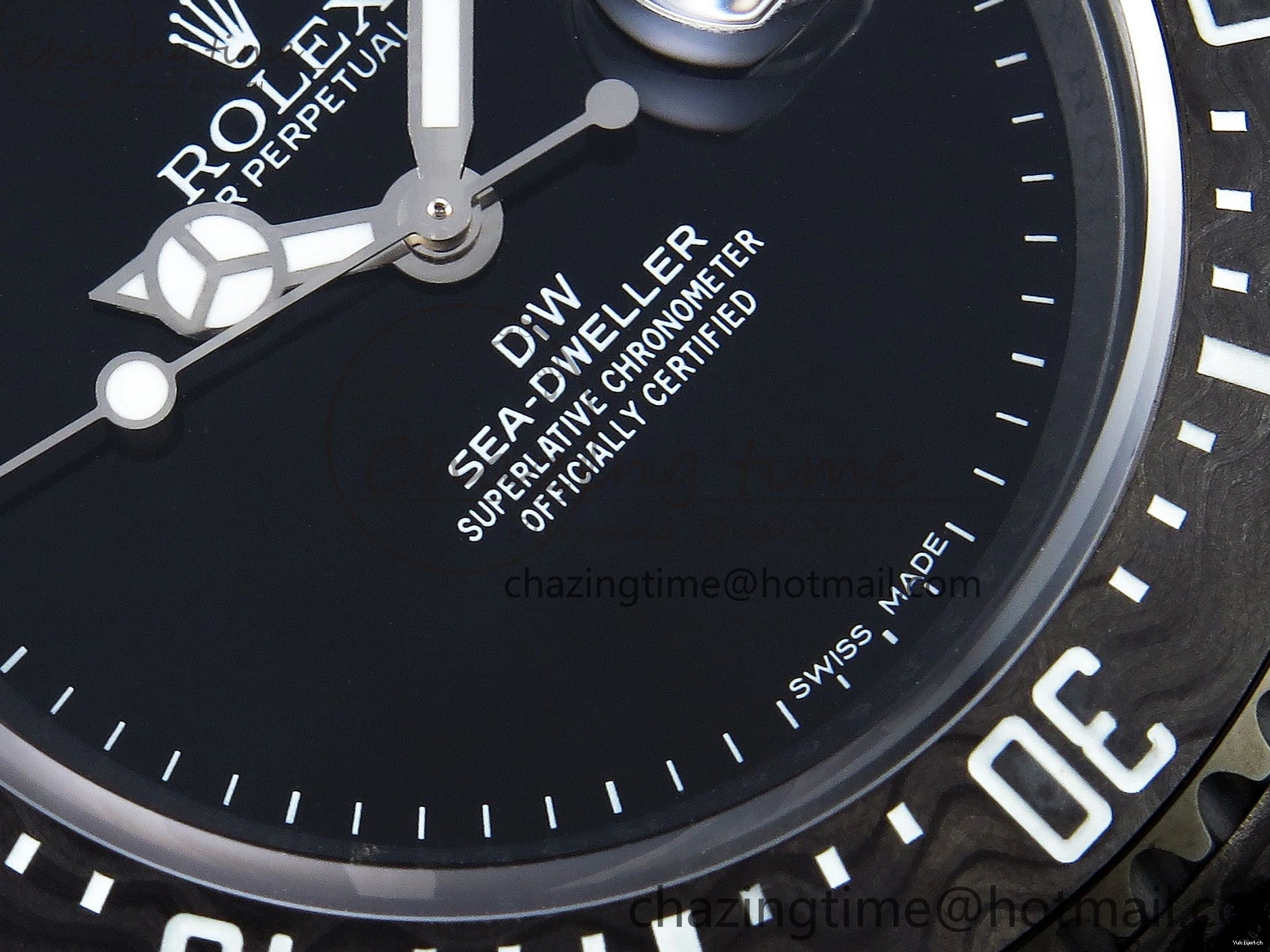 Black Strap Dweller on Dial A2824 DIWF Edition Nylon 43mm Black Best Carbon Sea 0411